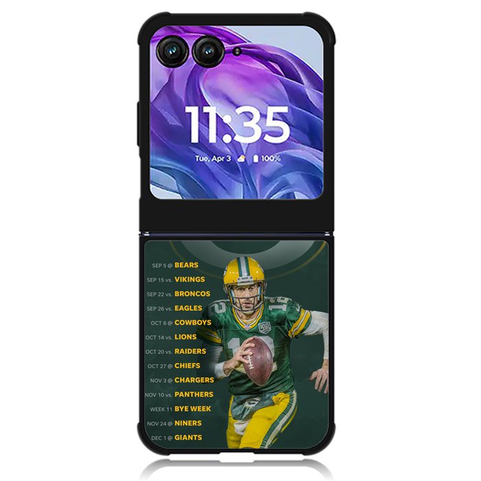 Team Green Bay Packers Motorola Moto Razr Plus 2024 , Moto Razr+ 2024 Case OV7824