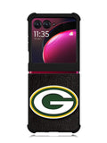 Teksture Green Bay Packers Motorola Moto Razr Plus 2023 , Moto Razr+ 2023 Case OV7825