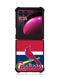 St Louis Cardinal City Motorola Moto Razr Plus 2023 , Moto Razr+ 2023 Case