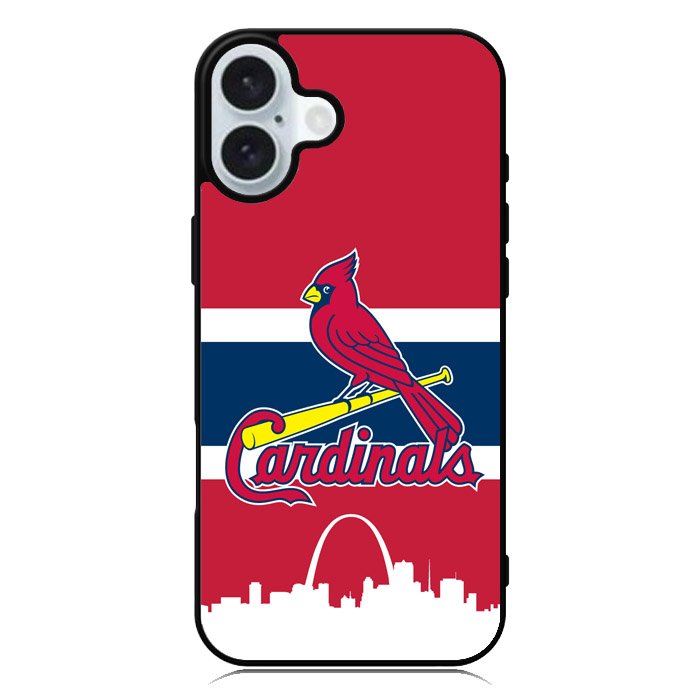 St Louis Cardinal City iPhone 16 Plus Case