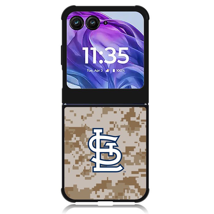 Brown Louis Cardinals Motorola Moto Razr Plus 2024 , Moto Razr+ 2024 Case OV9227