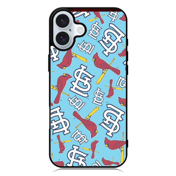 Pattern ST Louis Cardinals iPhone 16 Case QC9214