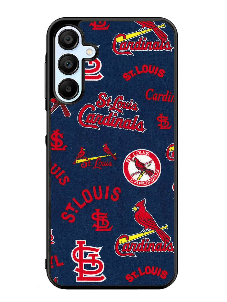 St Louis Cardinals Pattern Samsung Galaxy A25 5G Case