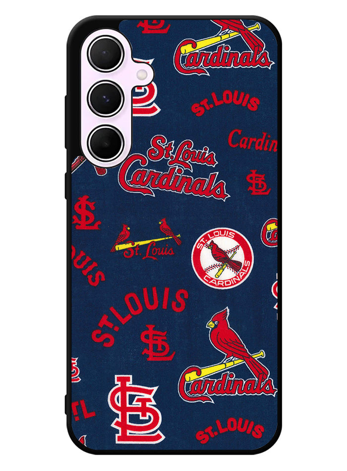 St Louis Cardinals Pattern Samsung Galaxy A35 5G Case