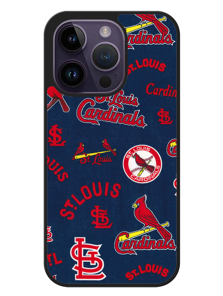 St Louis Cardinals Pattern iPhone 14 Pro Max Case OV9208