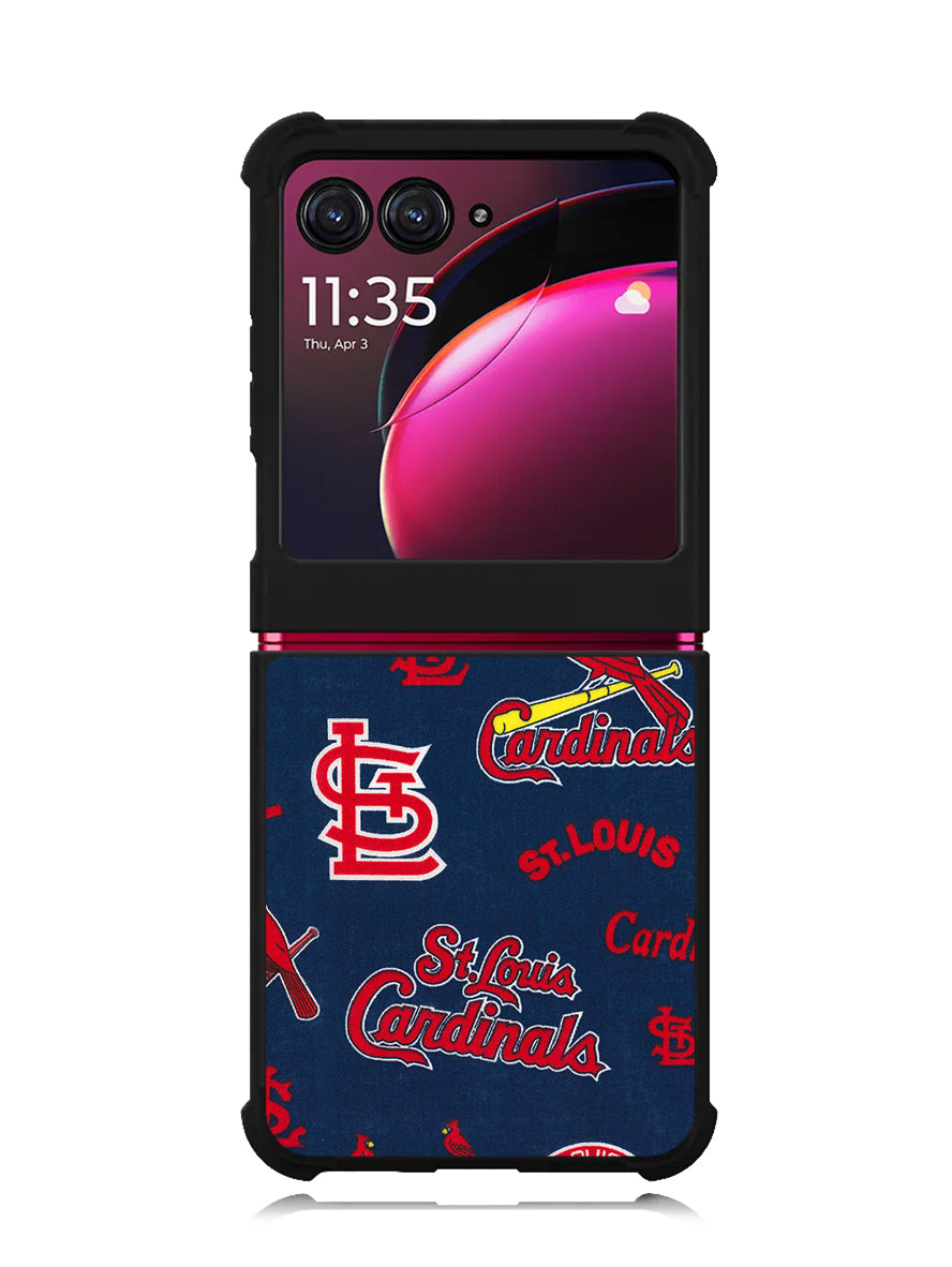 St Louis Cardinals Pattern Motorola Moto Razr Plus 2023 , Moto Razr+ 2023 Case
