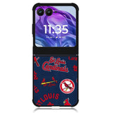 St Louis Cardinals Pattern Motorola Moto Razr Plus 2024 , Moto Razr+ 2024 Case