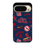 St Louis Cardinals Pattern Google Pixel 10 Pro Case