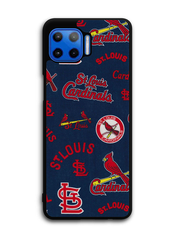 St Louis Cardinals Pattern Motorola Moto One 5G Case , Moto One 5G UW Case , Moto G 5G Plus Case