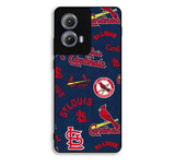 St Louis Cardinals Pattern Motorola Moto Edge 2024 Case OV7963