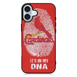 DNA St Louis Cardinals iPhone 16 Case QC9222