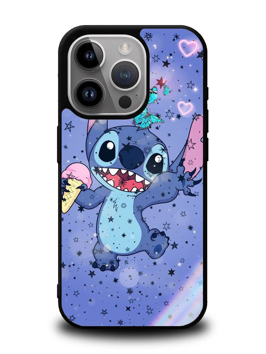 Stitch Butterfly iPhone 14 Pro Max Case QC9238