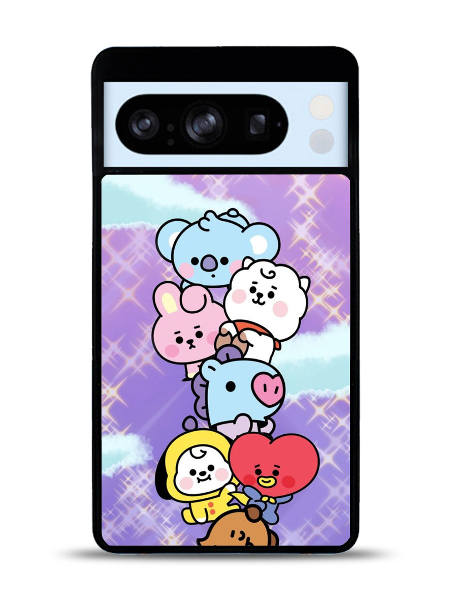 Happy BT21 Google Pixel 8 Pro Case QC9311