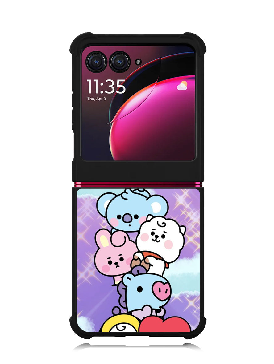 Happy BT21 Motorola Moto Razr Plus 2023 , Moto Razr+ 2023 Case OV9311