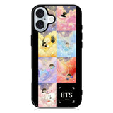 BTS Army BT21 iPhone 16 Case QC9302