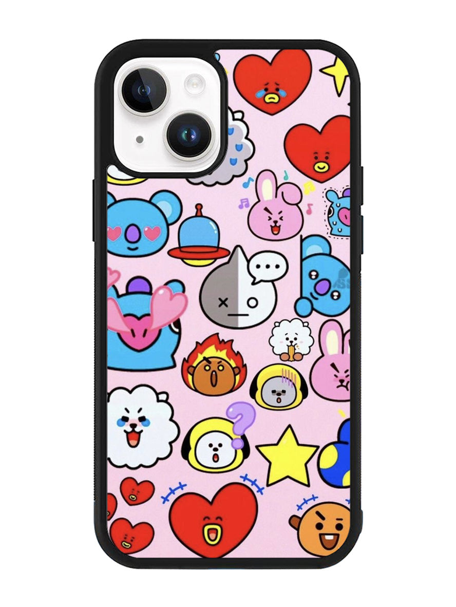 Pattern BT21 Cute iPhone 14 Case QC9288