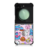 Pattern BT21 Cute Samsung Galaxy Z Flip 6 5G 2024 Case OV9288