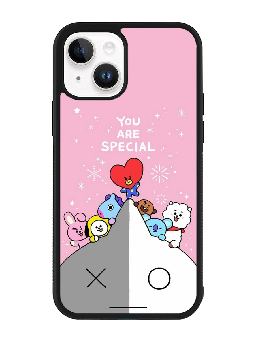You Are Special Army BT21 iPhone 14 Plus Case QC9282