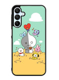 BT21 on the straw Samsung Galaxy A35 5G Case OV9307