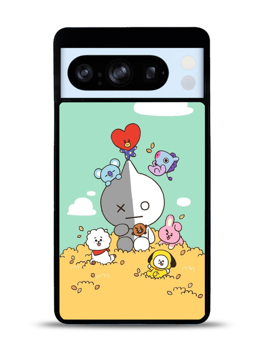 BT21 on the straw Google Pixel 8 Pro Case QC9307