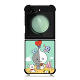 BT21 on the straw Samsung Galaxy Z Flip 6 5G 2024 Case OV9307