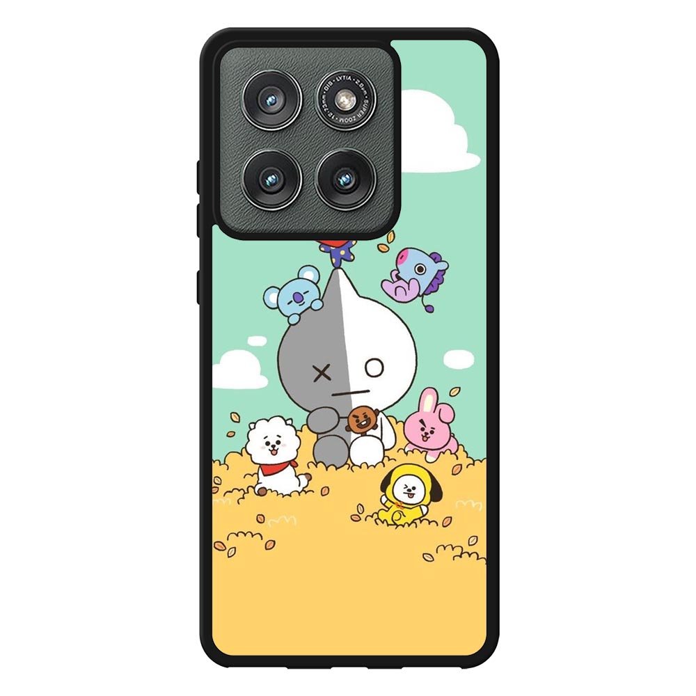 BT21 on the straw Motorola Moto Edge 2025 Case QC9307