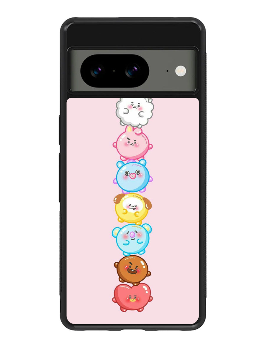 Kawaii Cute BT21 Google Pixel 8 Case QC9294