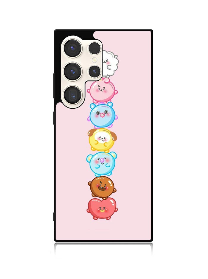 Kawaii Cute BT21 Samsung Galaxy S25 Ultra 5G Case QC9294