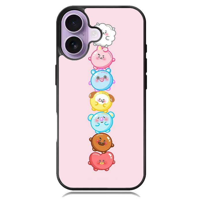 Kawaii Cute BT21 iPhone 17 Case OV9294