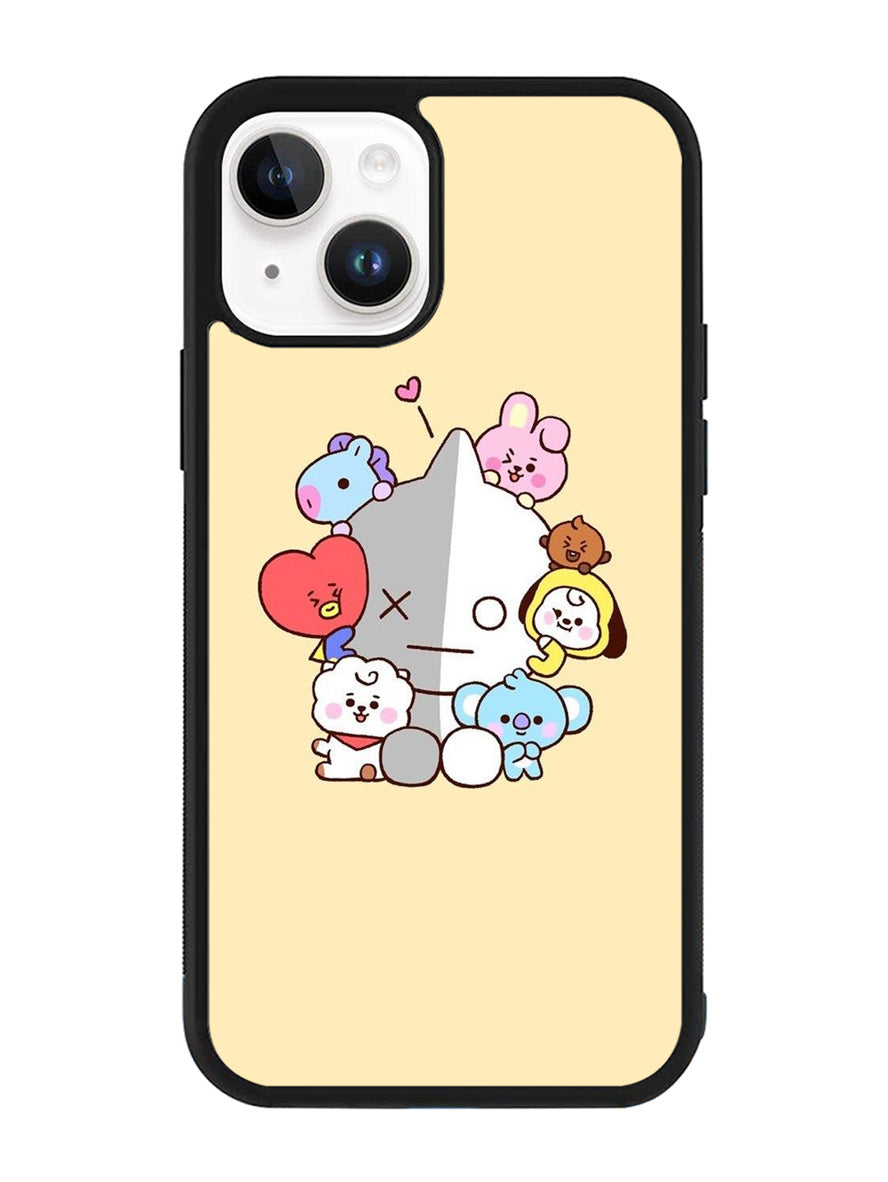 BT21 Army BTS iPhone 14 Plus Case QC9310