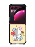 BT21 Army BTS Motorola Moto Razr Plus 2023 , Moto Razr+ 2023 Case OV9310