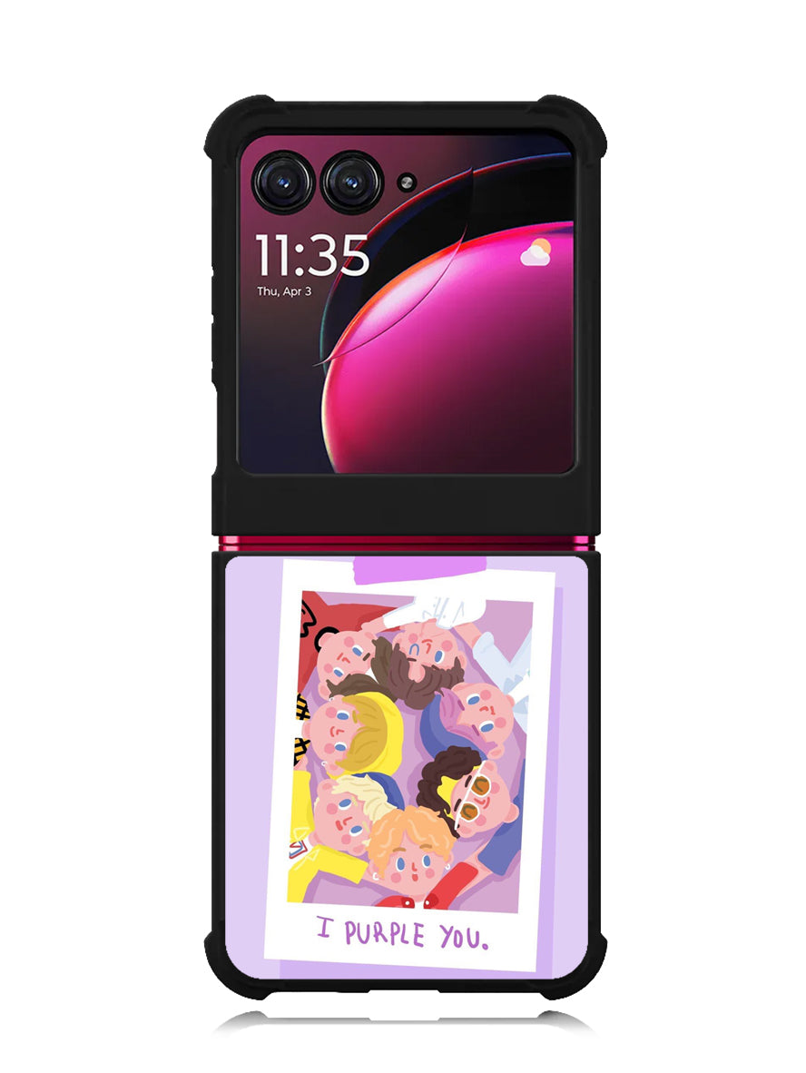 I Purple You BTS Motorola Moto Razr Plus 2023 , Moto Razr+ 2023 Case OV9296