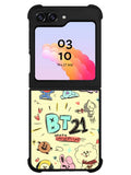 BT21 Universtar Samsung Galaxy Z Flip 5 5G 2023 Case OV9304