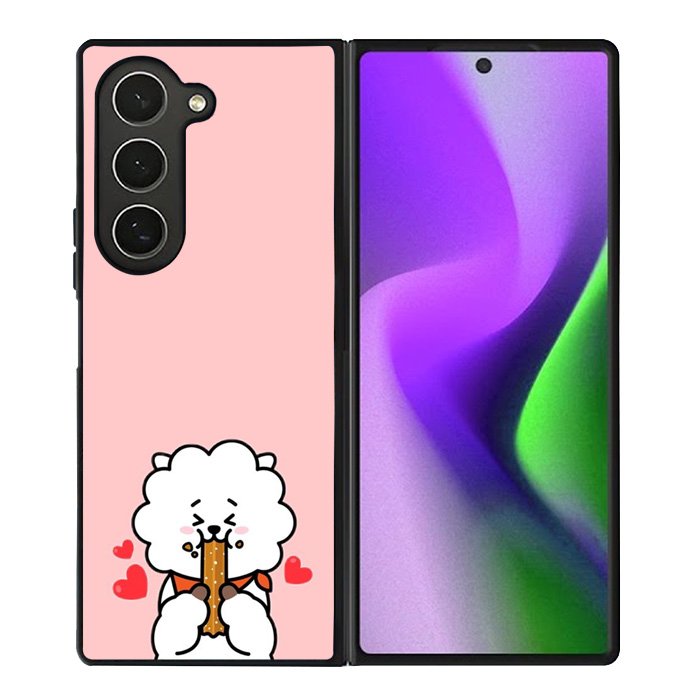 BT21 RJ Samsung Galaxy Z Fold 6 5G 2024 Case OV9305