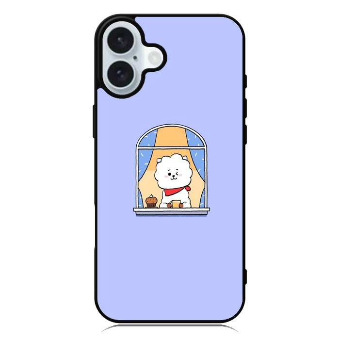 RJ BT21 Purple iPhone 16 Case QC9286