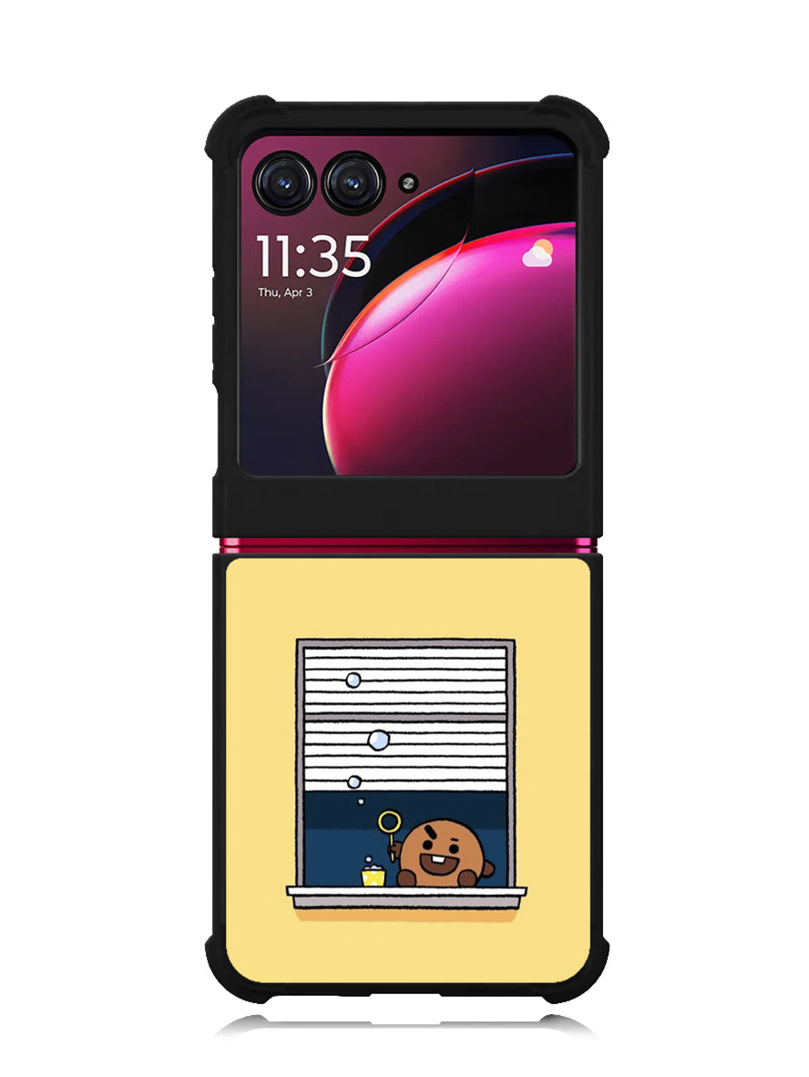 Shooky BT21 Motorola Moto Razr Plus 2023 , Moto Razr+ 2023 Case OV9285