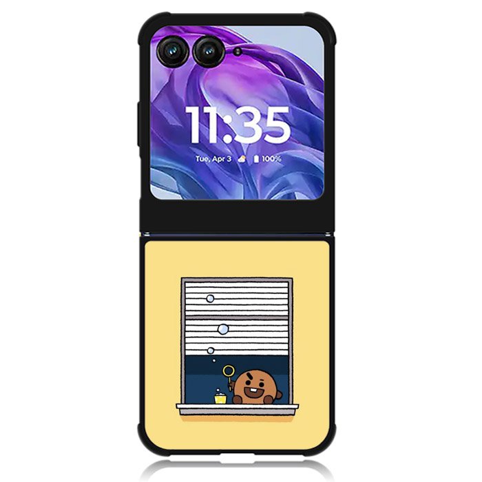 Shooky BT21 Motorola Moto Razr Plus 2024 , Moto Razr+ 2024 Case OV9285