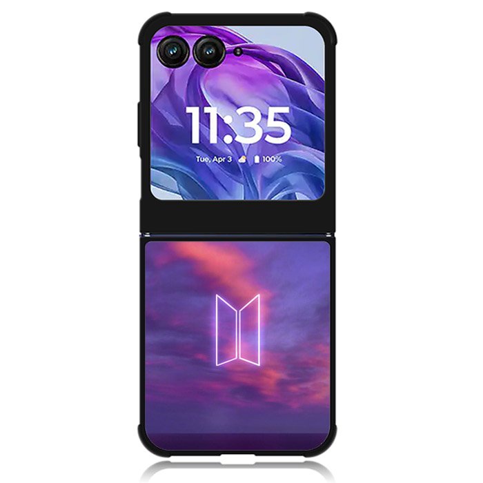 BTS Logo Motorola Moto Razr Plus 2024 , Moto Razr+ 2024 Case OV9299