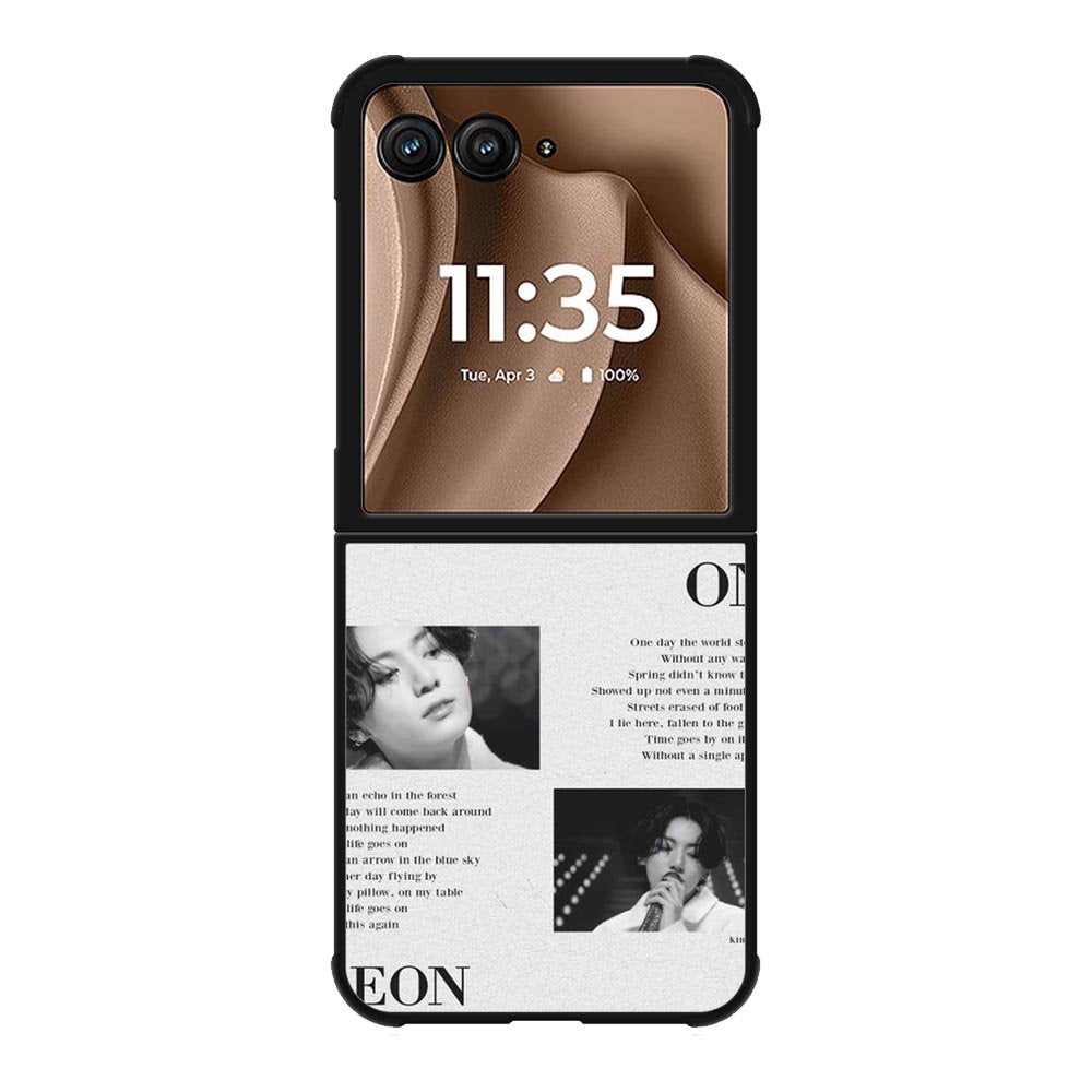 Life Goes On Jungkook Motorola Moto RAZR Plus 2025 Case OV9291