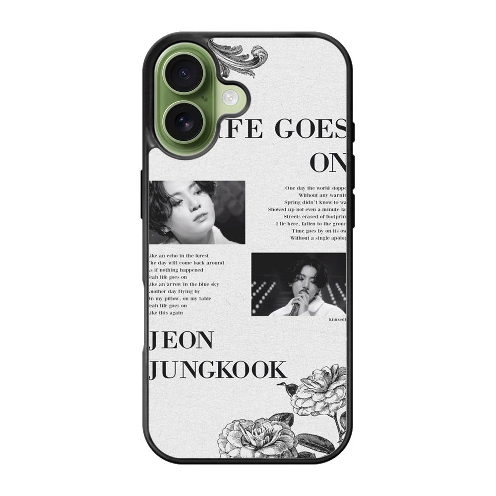 Life Goes On Jungkook iPhone 17 Case QC9291