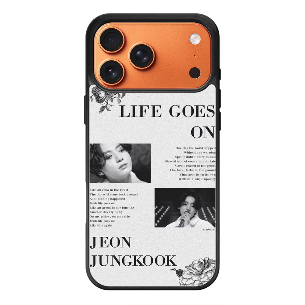 Life Goes On Jungkook iPhone 17 Pro Max Case QC9291