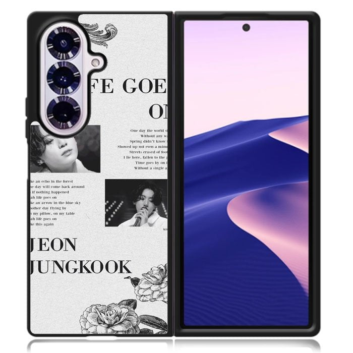 Life Goes On Jungkook Samsung Galaxy Z Fold 7 Case OV9291