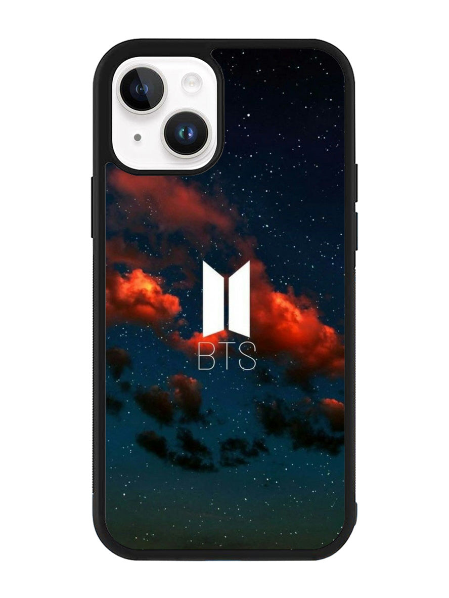 BTS Logo Nebula iPhone 14 Plus Case QC9278