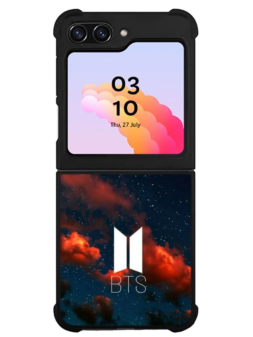 BTS Logo Nebula Samsung Galaxy Z Flip 5 5G 2023 Case OV9278