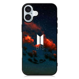 BTS Logo Nebula iPhone 16 Case QC9278