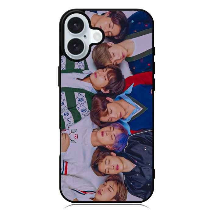 Sleeping BTS iPhone 16 Plus Case QC9263