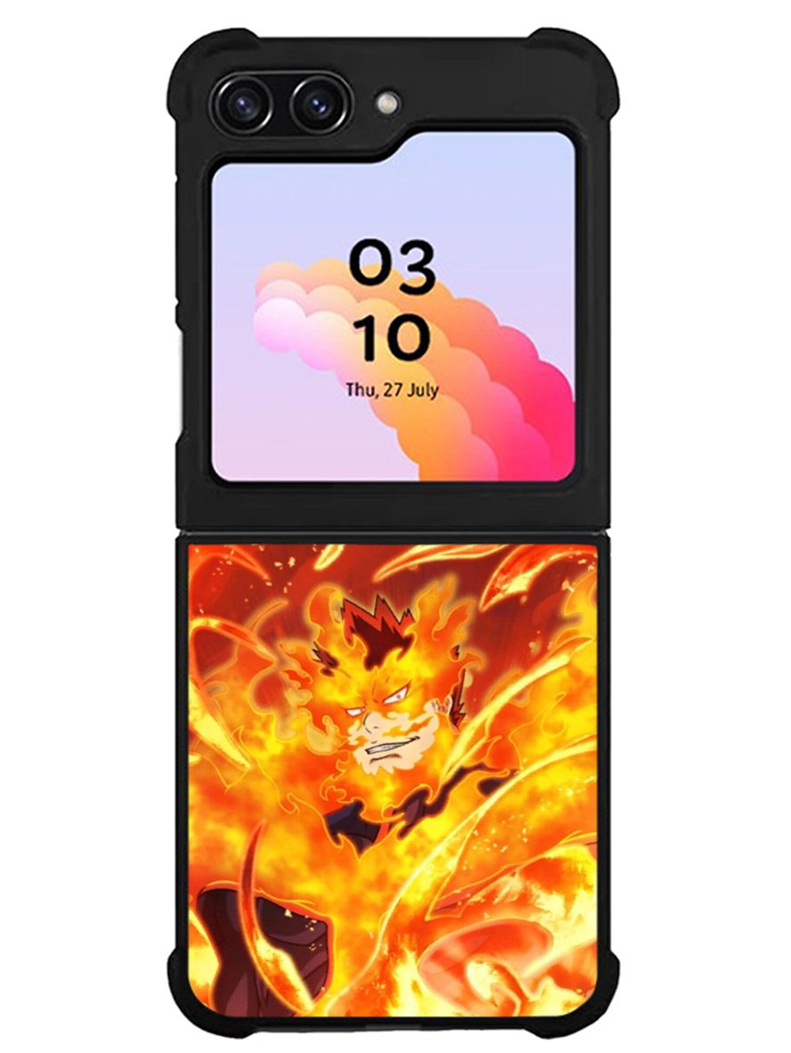 Enji Todoroki BNHA Samsung Galaxy Z Flip 5 5G 2023 Case OV9160