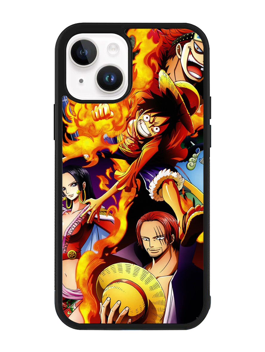 Luffy Shanks One Piece iPhone 15 Case OV9181
