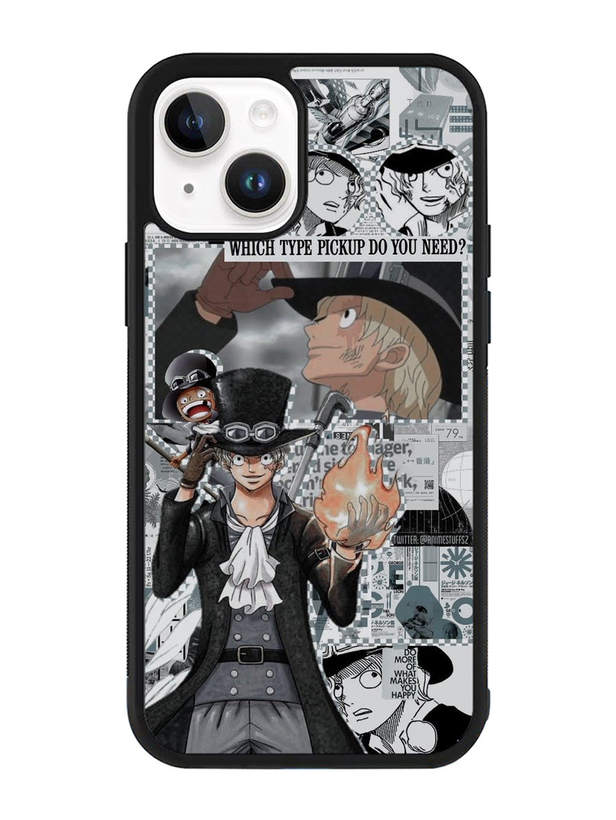 Sabo One Piece iPhone 14 Plus Case QC9184