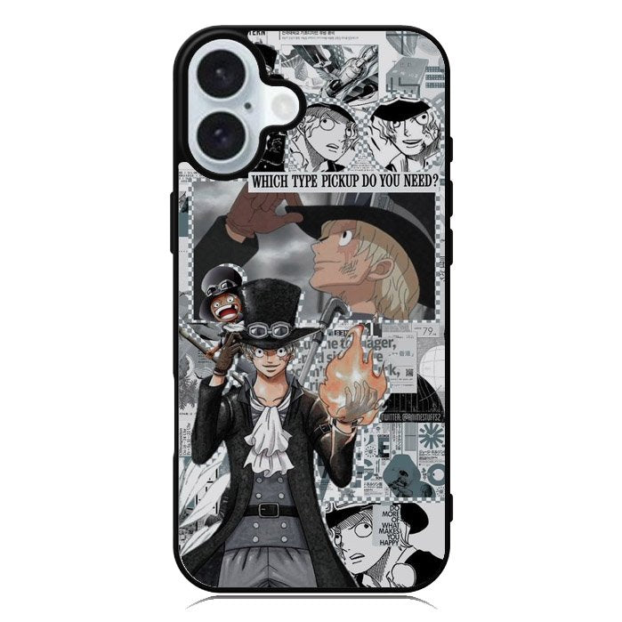 Sabo One Piece iPhone 16 Case QC9184